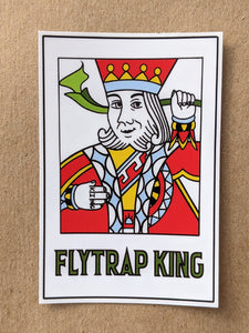 All five Flytrap King vinyl stickers!-Flytrap King