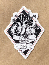 Load image into Gallery viewer, All five Flytrap King vinyl stickers!-Flytrap King